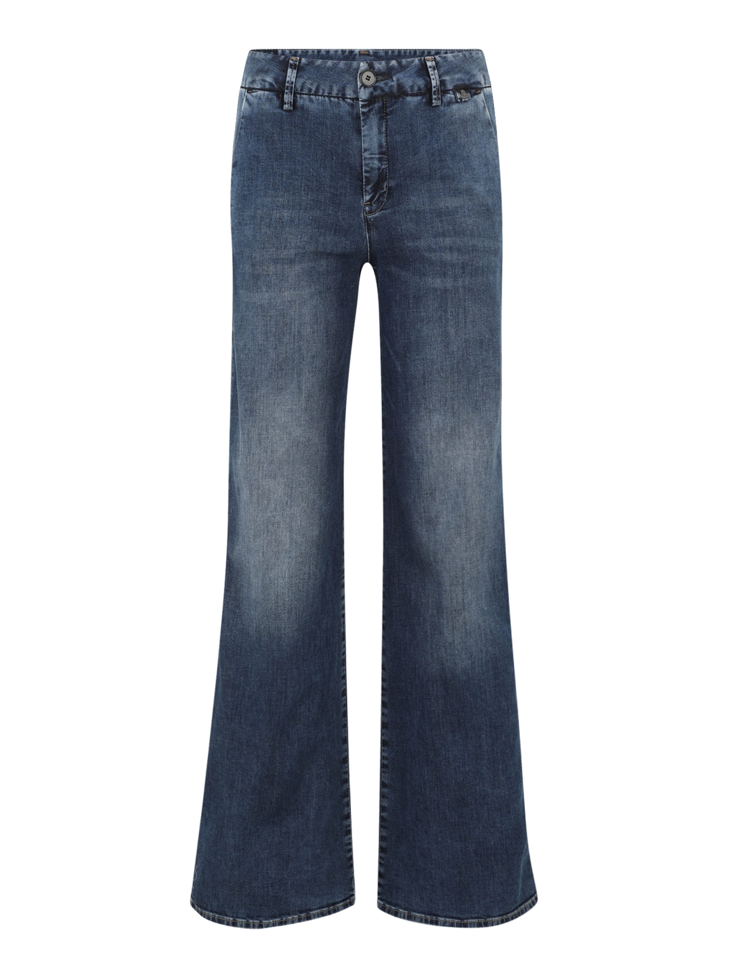 Herrlicher Wide Leg Jeans in Blau: Vorderseite