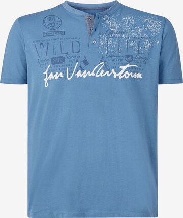 Jan Vanderstorm T-Shirt ' Reidar ' in Blau: predná strana