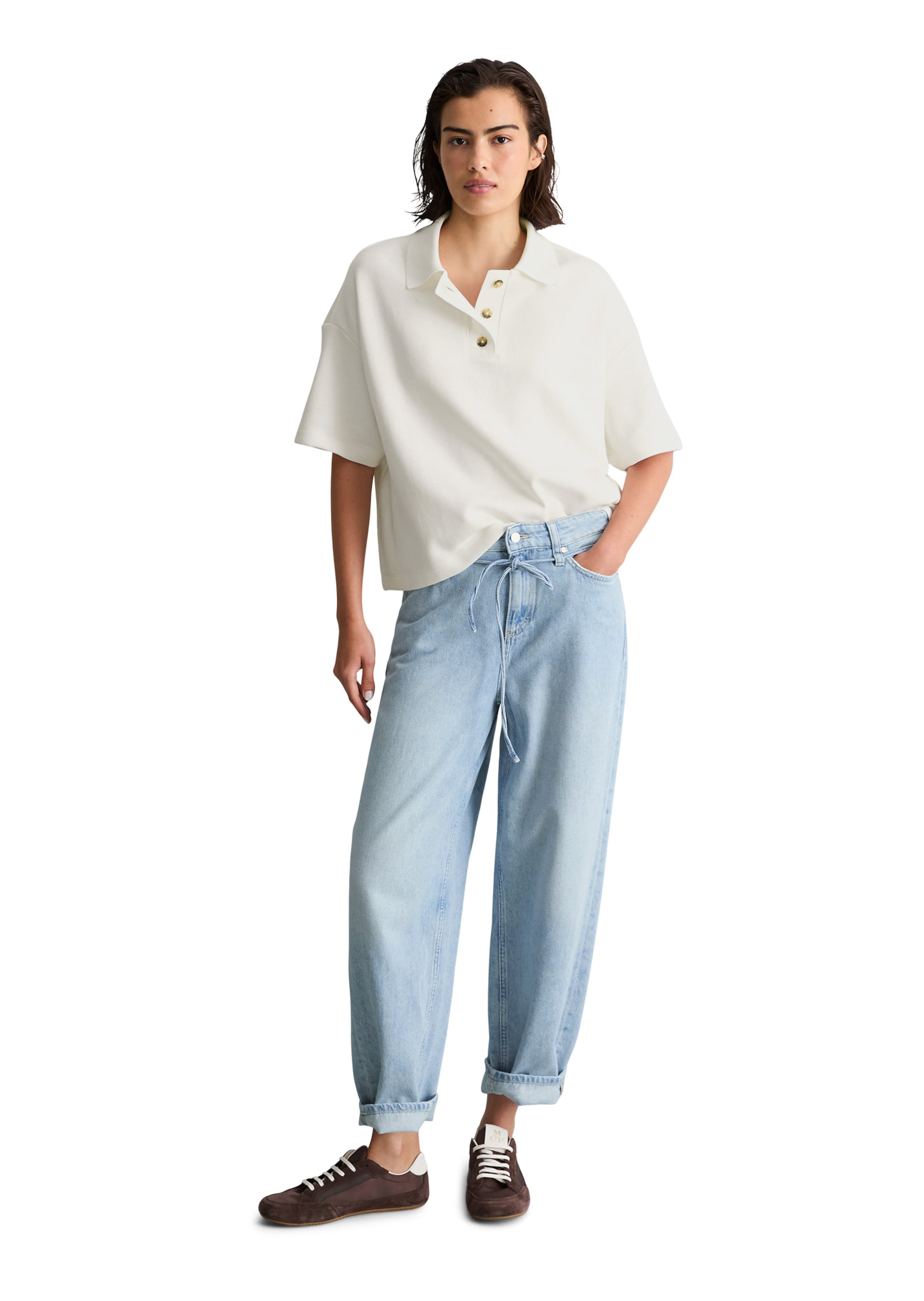 T-shirt Marc O'Polo DENIM en blanc