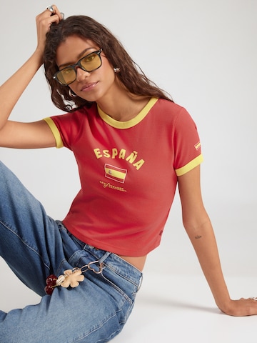LEVI'S ® Tričko 'X WC MINI RINGER' - Červená: predná strana