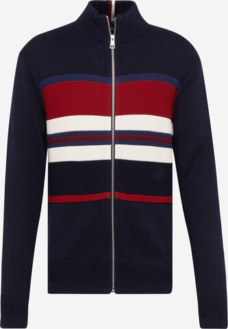 TOMMY HILFIGER Gebreid vest 'Seasonal' in Blauw: voorkant