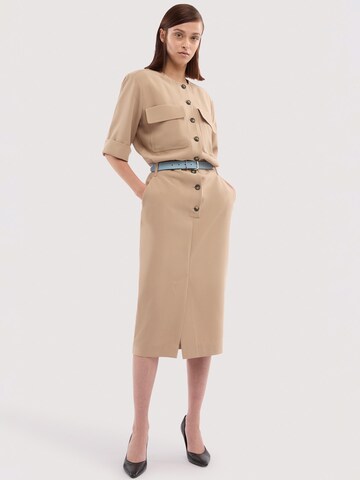 Robe-chemise Trussardi en beige