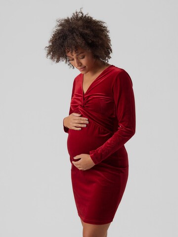 MAMALICIOUS Jurk 'SANDRA' in Rood: voorkant