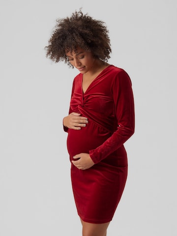 MAMALICIOUS Jurk 'SANDRA' in Rood: voorkant