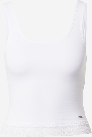 HOLLISTER - Top em branco: frente