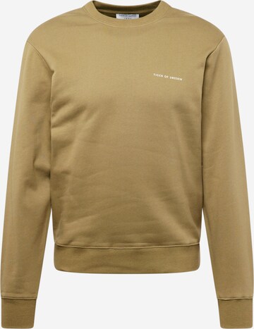 Tiger of Sweden Sweatshirt 'EMERSON' i grøn: forside