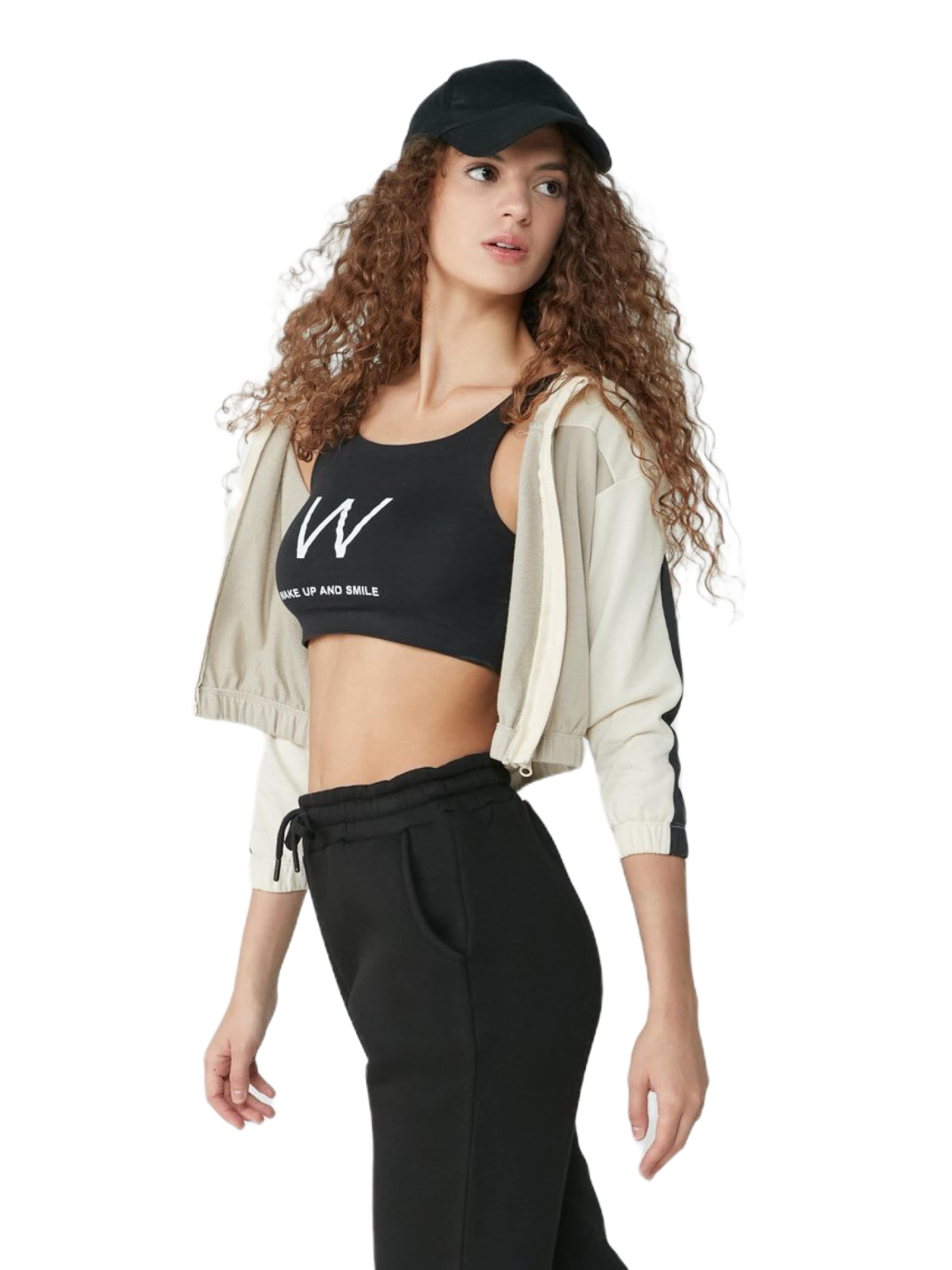 C&City Tapered Pyjamabroek in Zwart