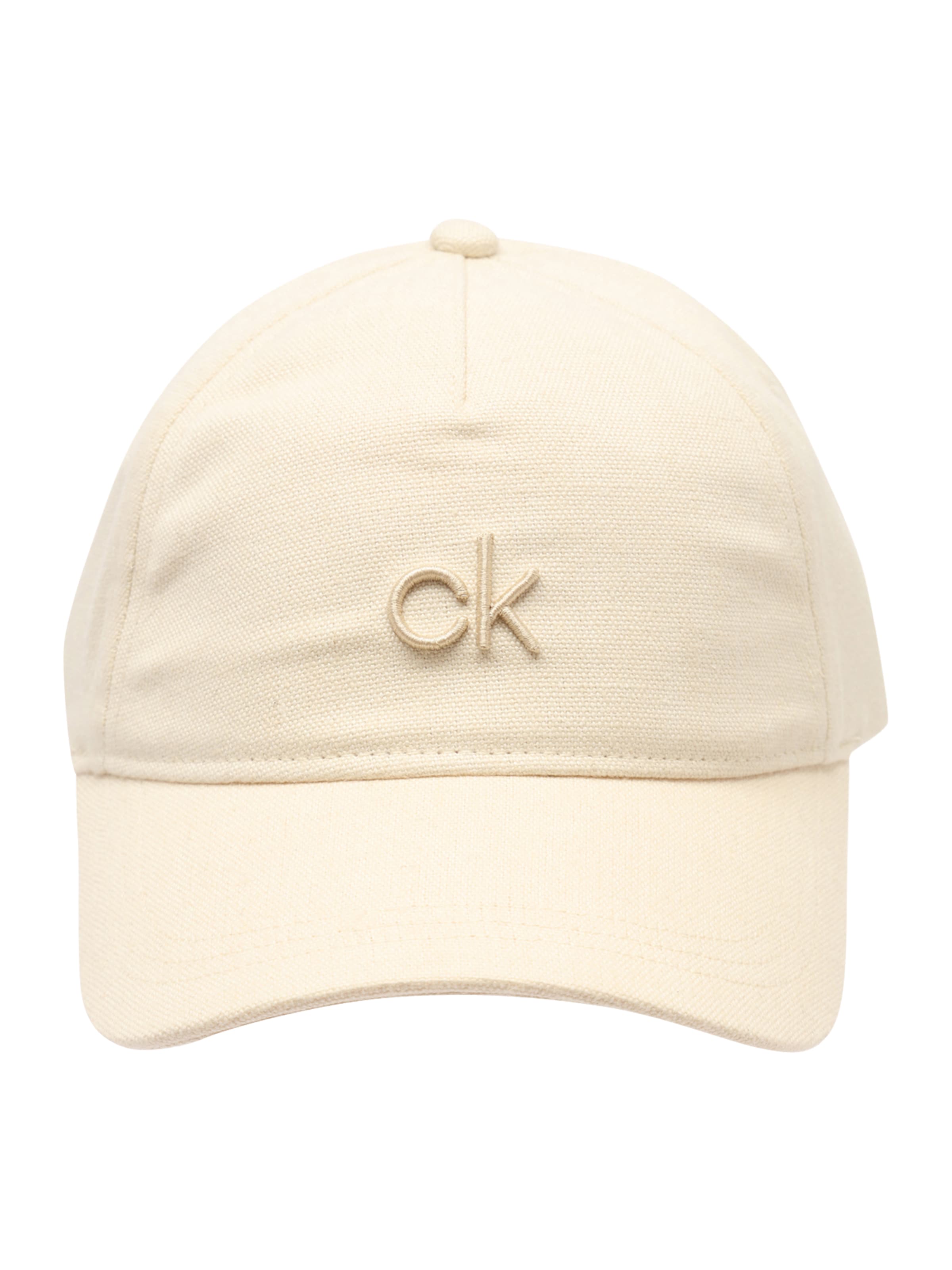 Casquette 'Raised' Calvin Klein en beige : devant