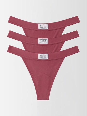 DOUVOS CONTOUR String in Pink: Vorderseite