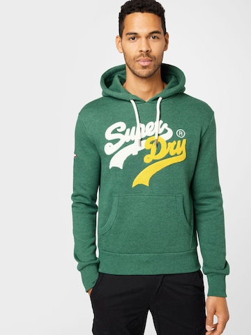 Superdry - Sudadera en verde: frente