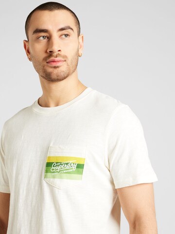 T-Shirt 'CALI' Superdry en blanc