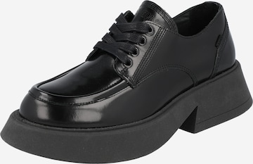 BRONX Lace-Up Shoes in Black: front