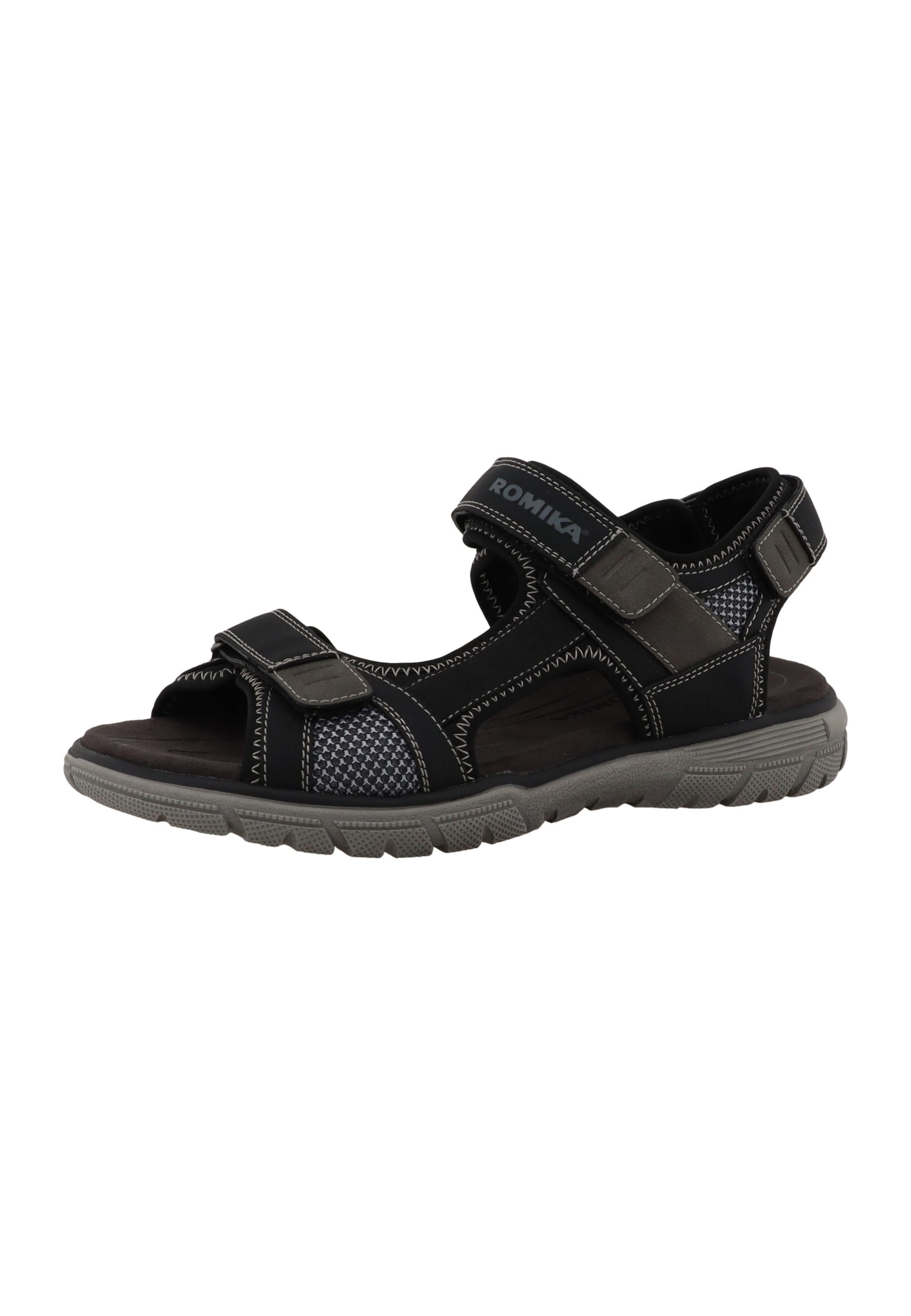 Sandalo ROMIKA di colore talpa / nero, Visualizzazione prodotti
