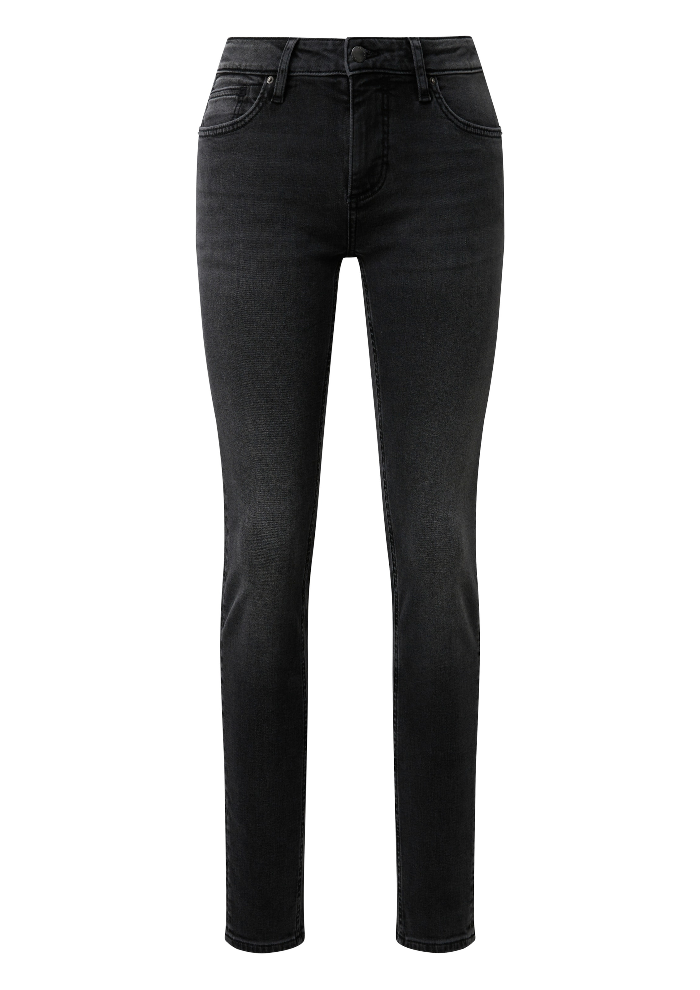 QS Skinny Jeans 'Sadie' in Grijs: voorkant