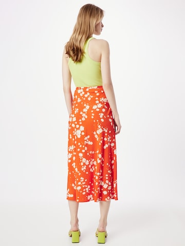 Lindex Skirt 'Sissel' in Orange