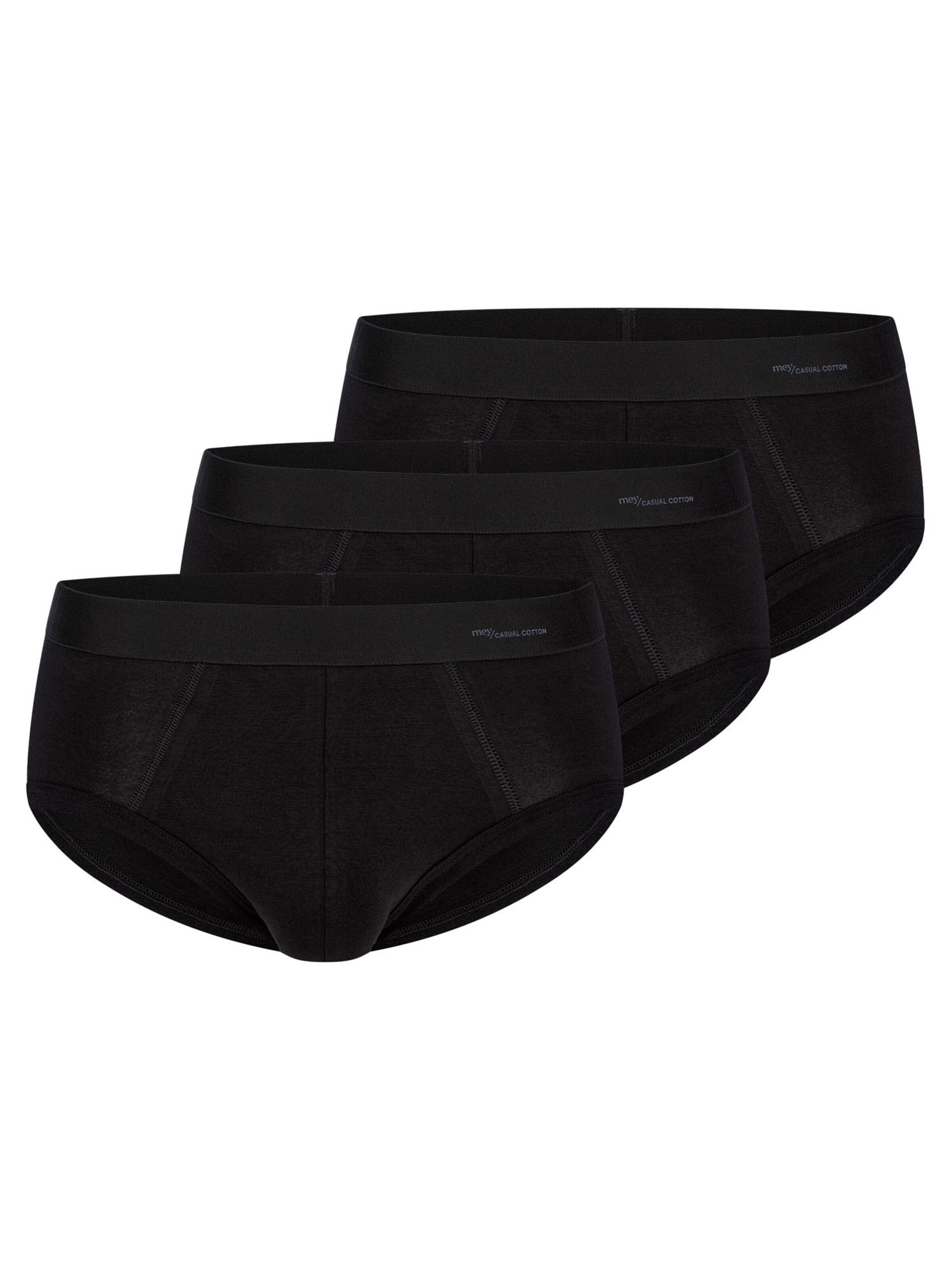Mey Slip 'Casual Cotton'‌‌‌ in Schwarz: Vorderseite