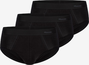 Mey Slip 'Casual Cotton' in Schwarz: Vorderseite