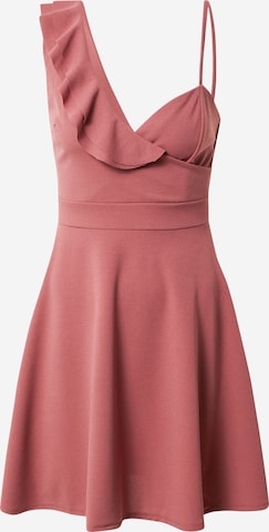 Robe de cocktail 'JOLENE' WAL G. en rose : devant