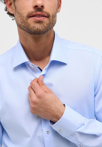 ETERNA Slim fit Business shirt in Blue