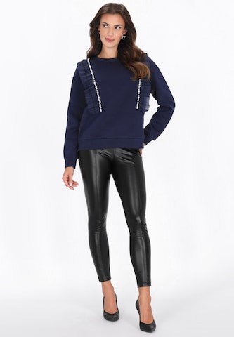 faina Sweatshirt in Blauw