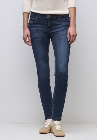 STREET ONE Slim fit Jeans in Blue: front
