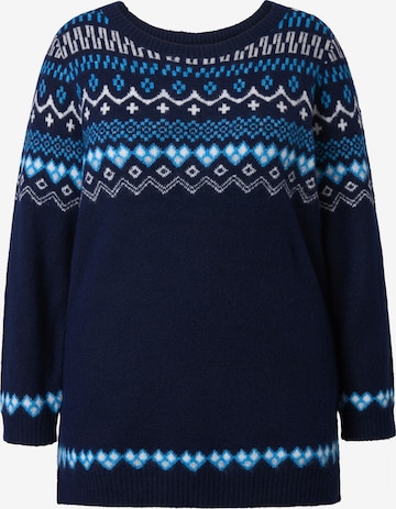Ulla Popken Pullover in Blau: Vorderseite