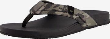 REEF Beach & Pool Shoes 'Cushion Spring' in Green: front