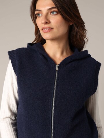 Deeluxe Gebreid vest 'Selinda' in Blauw