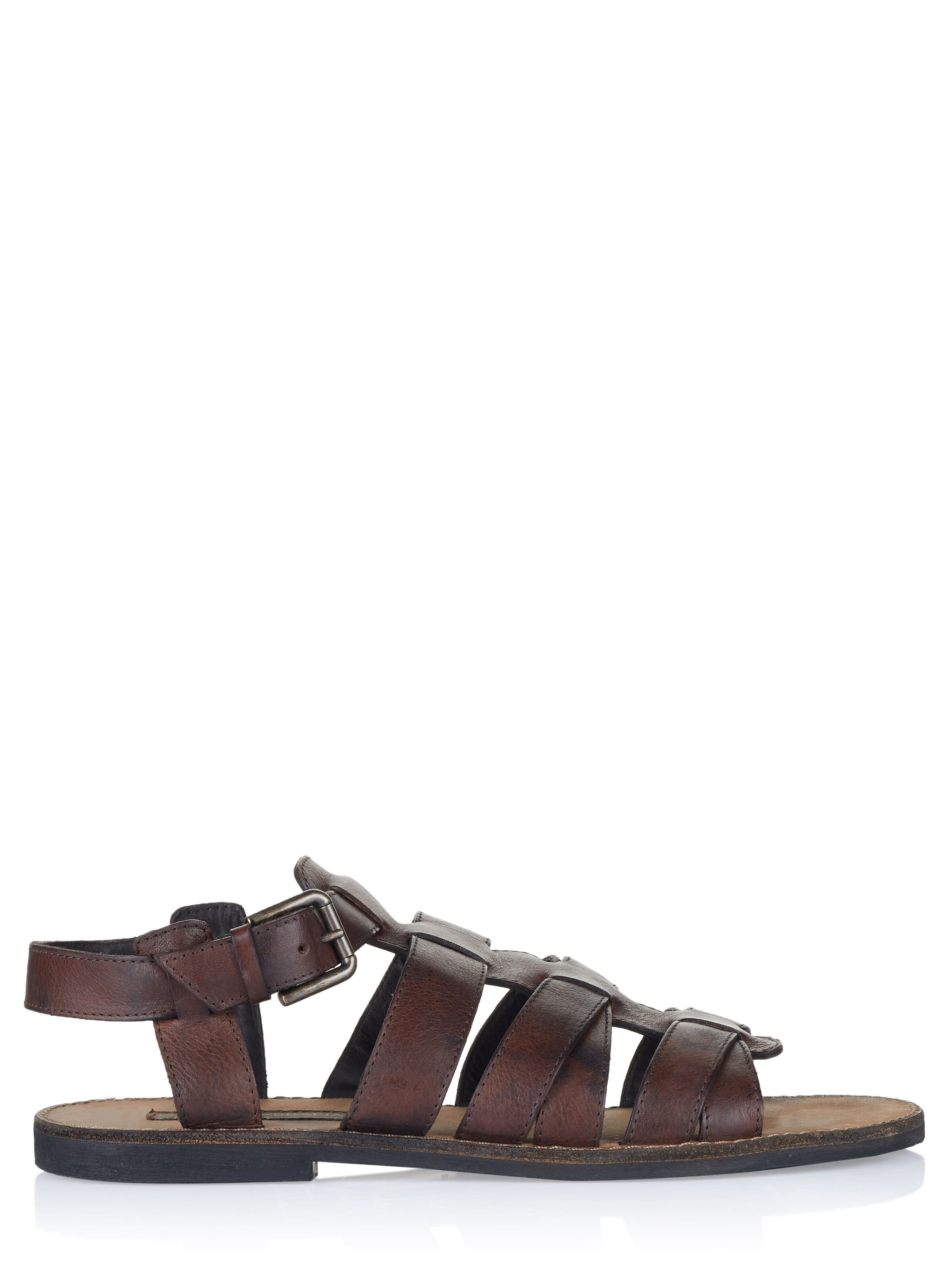 DOLCE & GABBANA Sandal 'Dolce & Gabbana Sandale' in Brown: front