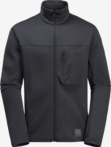 JACK WOLFSKIN Sportjacke  'BIKE COMMUTE' in Grau: predná strana