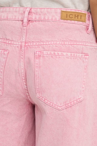 ICHI - Loosefit Calças de ganga em rosa