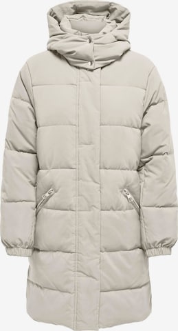 JDY Winter Jacket 'JDYAJA' in Grey: front