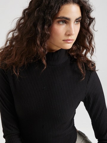 Gina Tricot Shirt in Schwarz