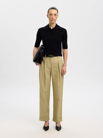 SELECTED Poloshirt in Schwarz