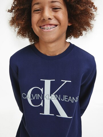 Sweat Calvin Klein Jeans en bleu