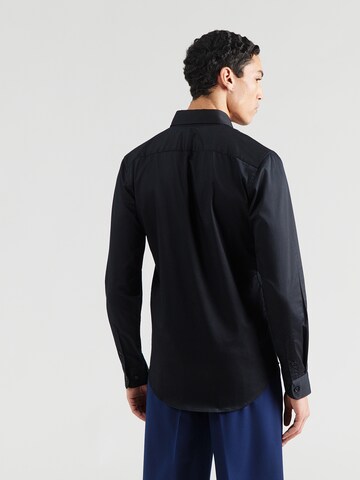 Only & Sons Slim fit Button Up Shirt 'ONSJIM' in Black