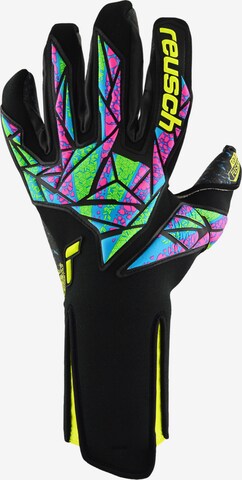 REUSCH Athletic Gloves in Black