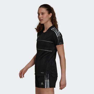 melns ADIDAS PERFORMANCE Sportiska stila krekls 'Tiro'