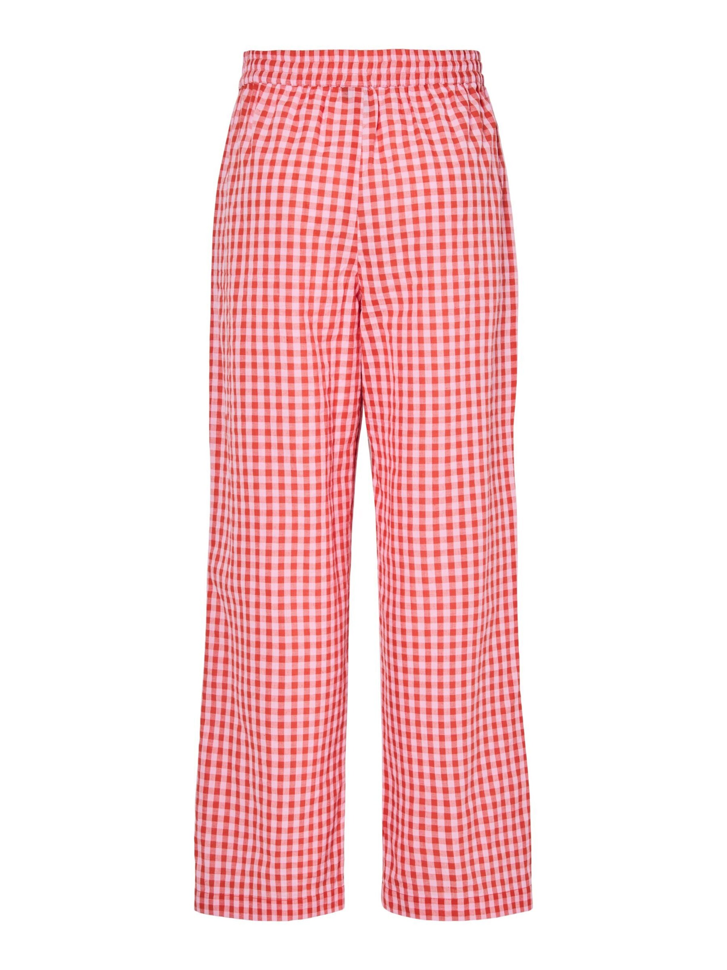 PIECES - Loosefit Pantalón 'PCLiliane' en rojo