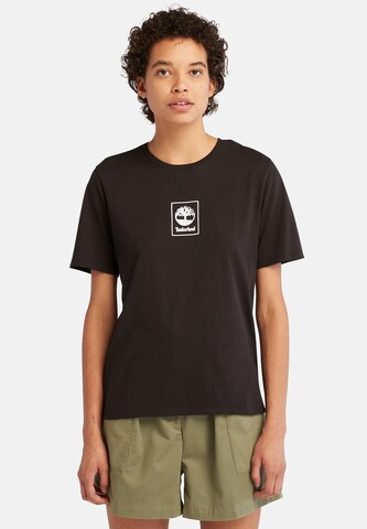 TIMBERLAND - Camiseta en negro: frente