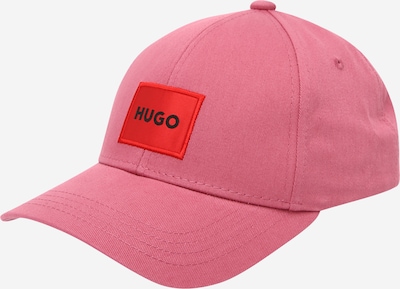 HUGO Шапка с козирка в розово / червено / черно, Преглед на продукта