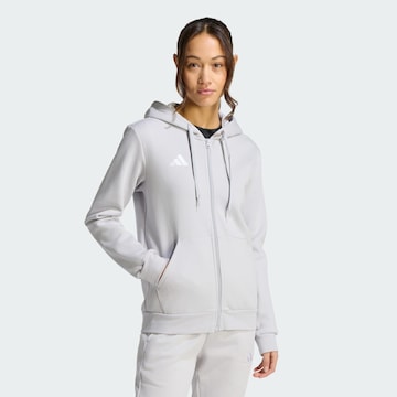ADIDAS PERFORMANCE - Casaco de treino em moletão 'Entrada26' em cinzento: frente