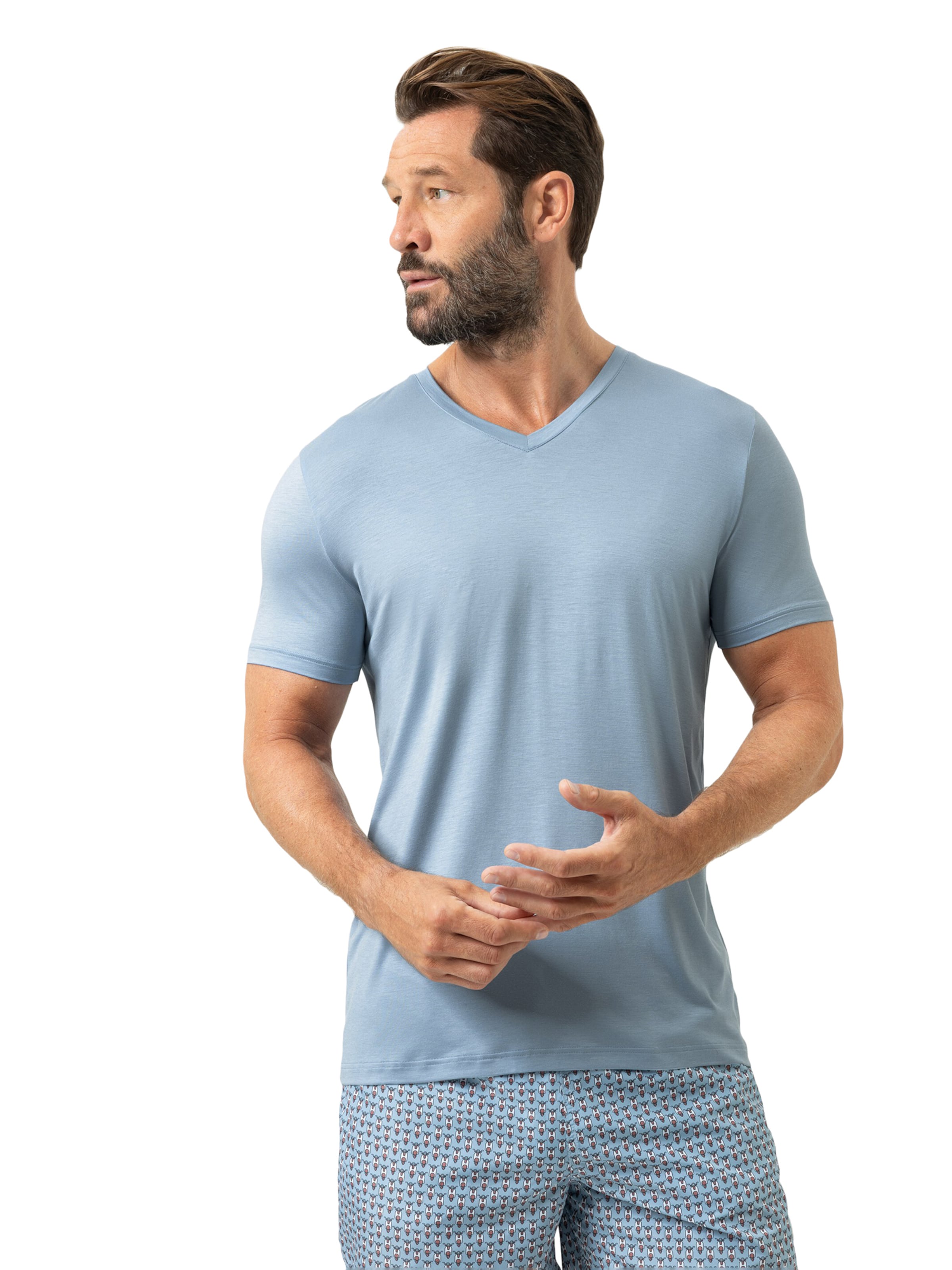 Mey Shirt 'Selection' in Blauw: voorkant