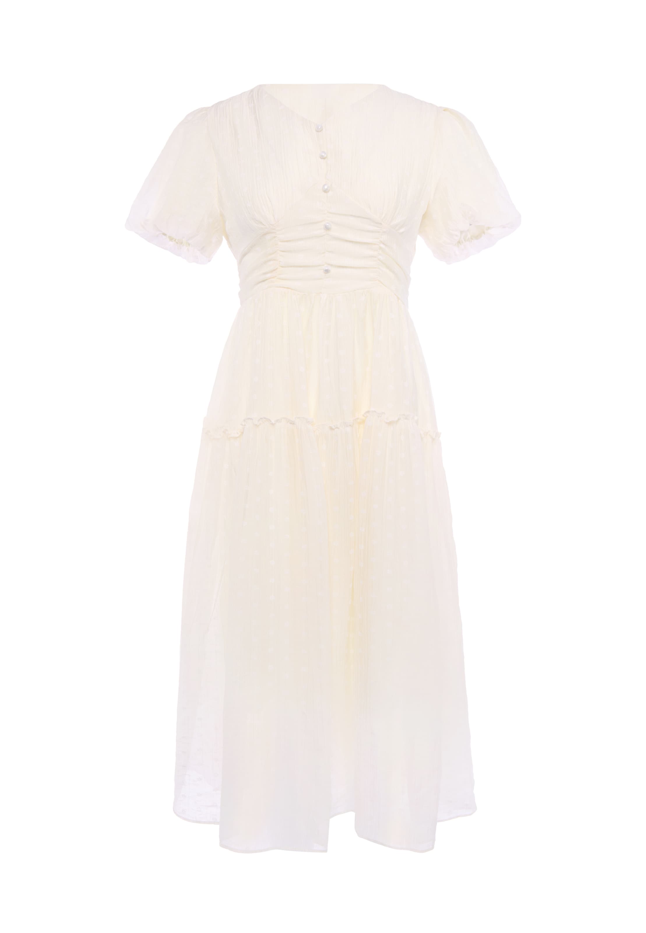 Usha Dress in 32 in Cream, Item view