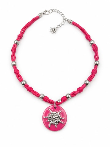 Allgäu Rebell Kette 'Maria' in Pink: Vorderseite