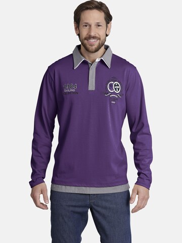 Sweat-shirt 'Fenno' Jan Vanderstorm en violet : devant