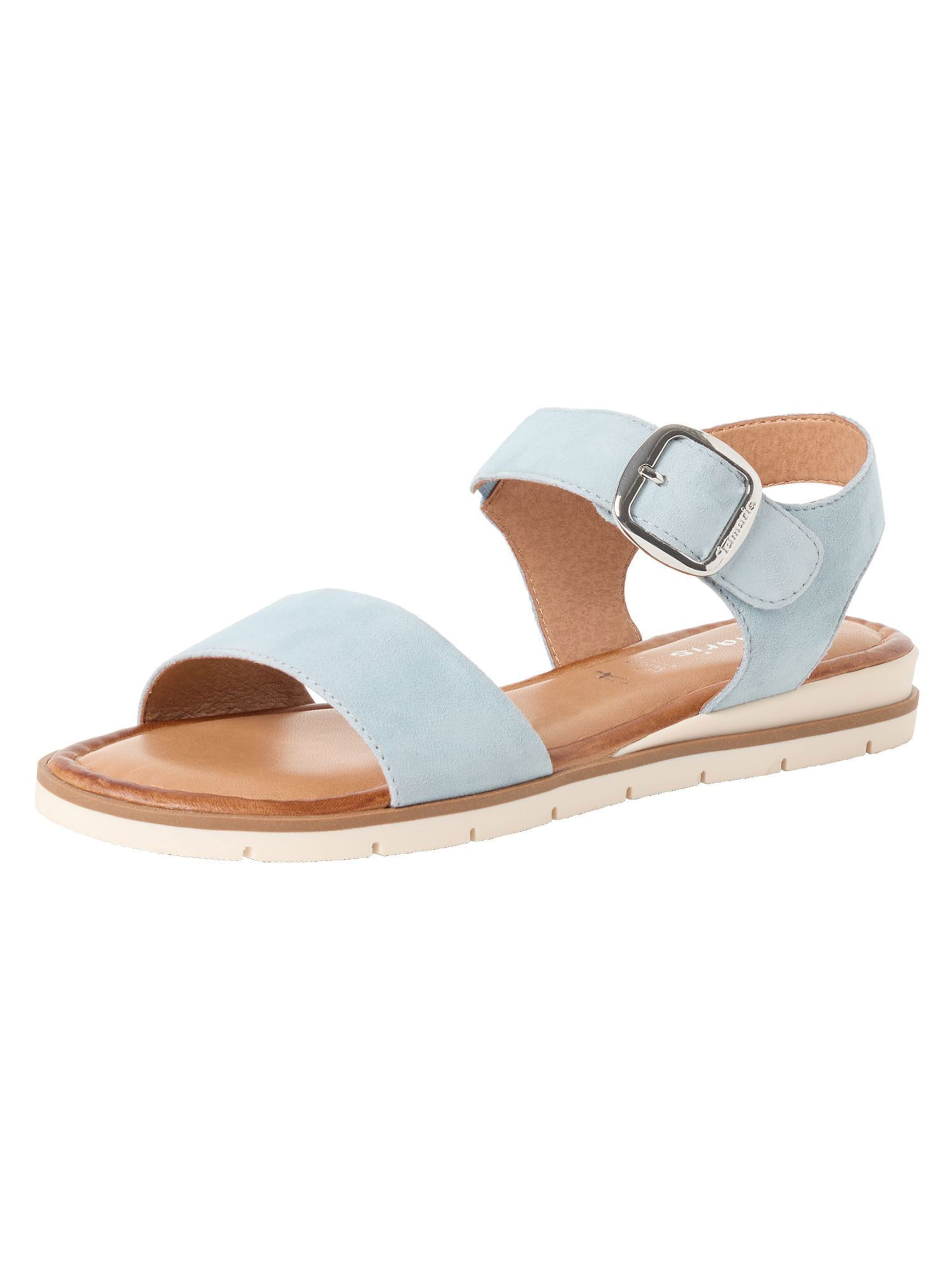 Tamaris Sandale in Blau: Vorderseite