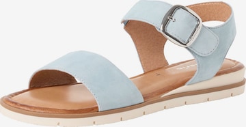 Tamaris Sandale in Blau: Vorderseite