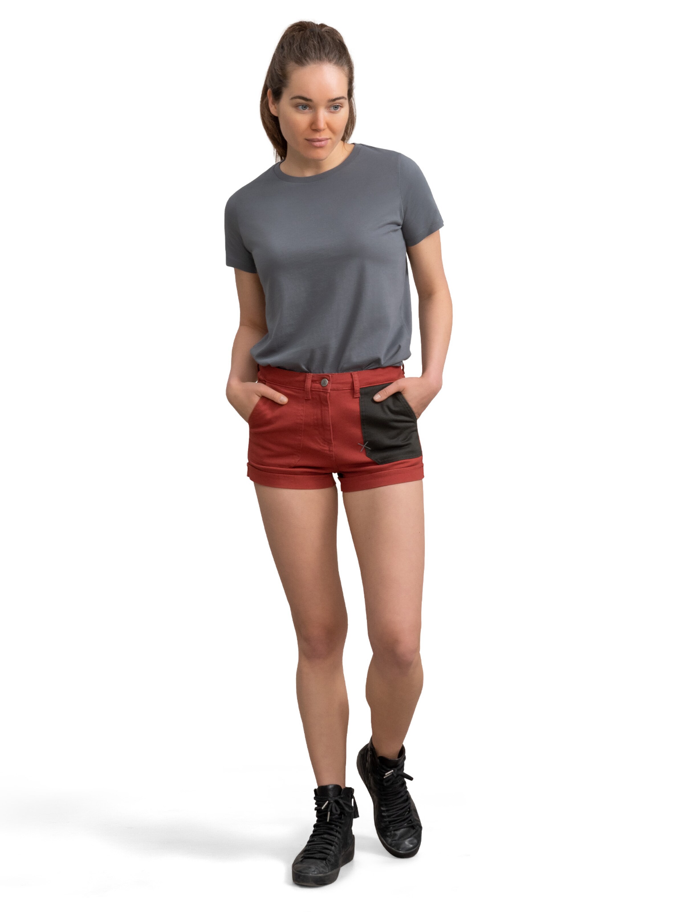 Slimfit Pantaloni di Kaft in rosso