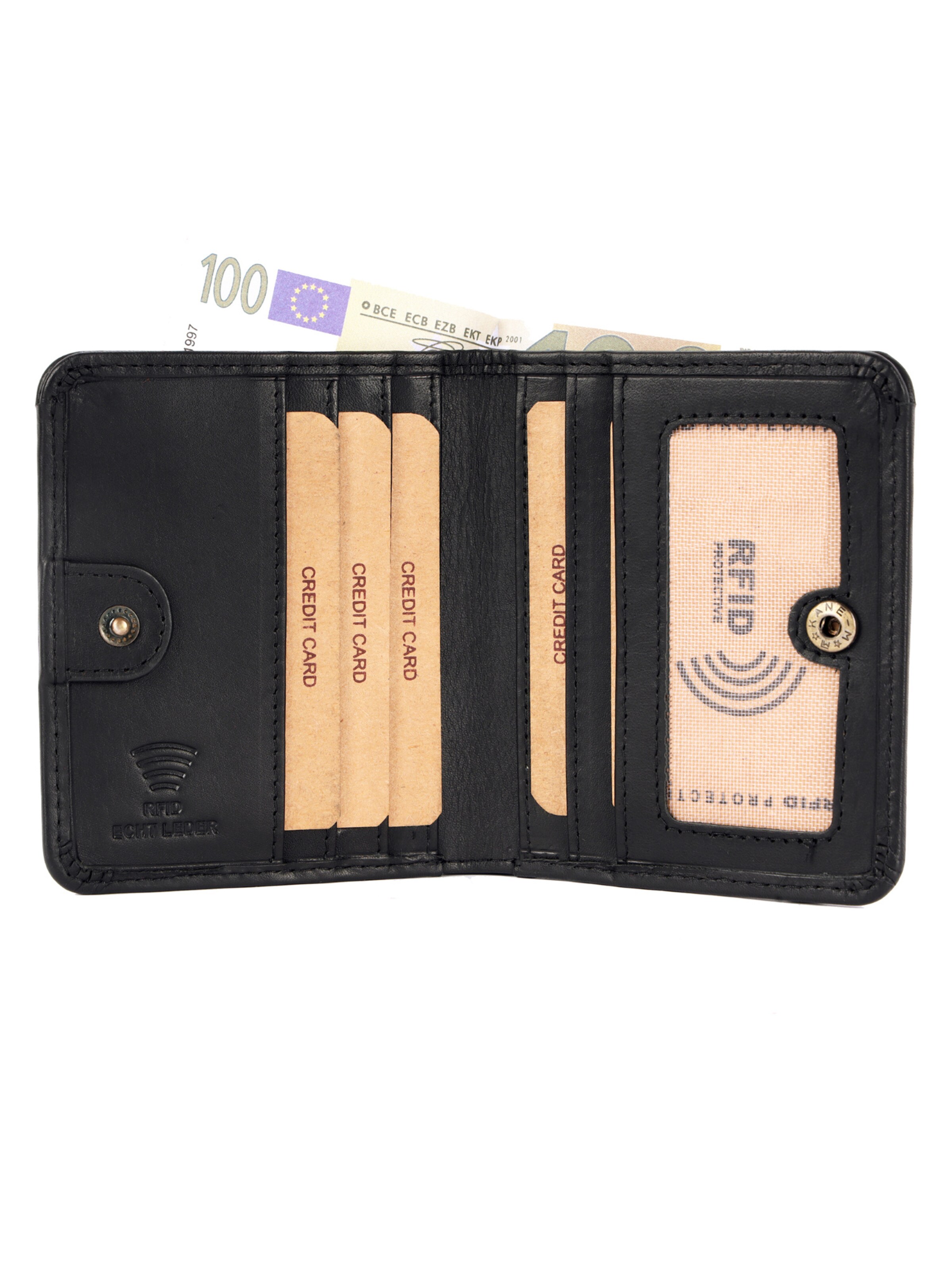 Benthill Wallet 'Slim - Mini' in Black